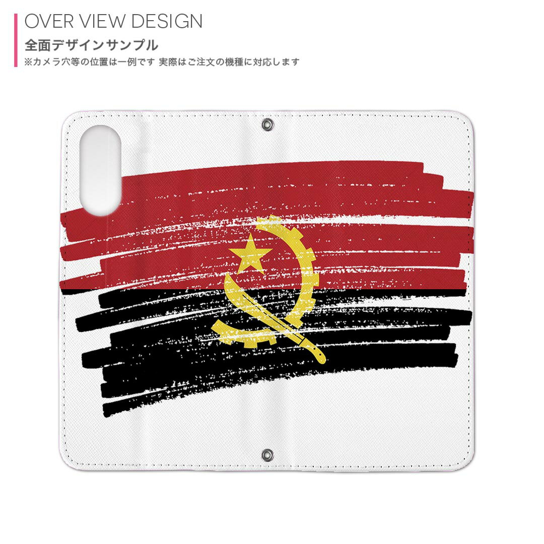 iPhone13pro 6.1インチ 専用 各キャリア iPhone13 Pro プロ 共通対応 内側プリント ケース カバー 手帳型 マグネット式 ピタッと閉まる レザーケース カード収納 ポケット 018382 angola アンゴラ