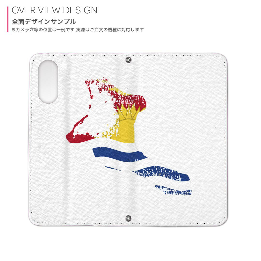 Galaxy S9 SC-02K ギャラクシー 専用 ケース カバー 手帳型 マグネット式 ピタッと閉まる レザーケース sc02k カード収納 ポケット igcase 018863 国旗 kiribati キリバス
