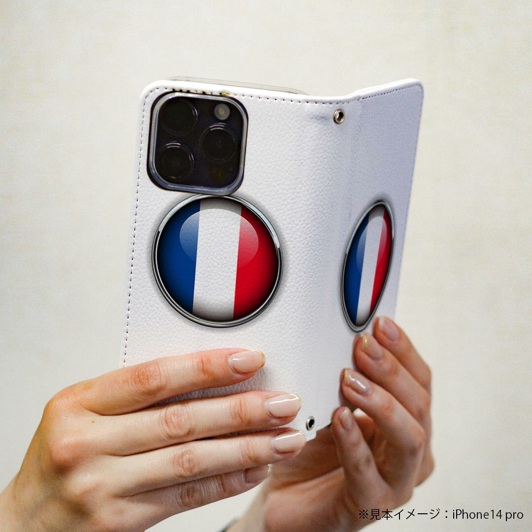 iPhoneSE ケース 第2世代 / 第3世代 iPhone 7 / iPhone 8 共通対応 アイフォーン 専用 ケース カバー 手帳型 マグネット式 ピタッと閉まる レザーケース sc02k カード収納 ポケット igcase 000266 フランス　国旗　マーク