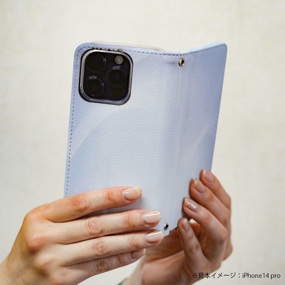 スマコレのGalaxy A32 SCG08 専用 ケース カバー 手帳型 scg08 マグネット式 ピタッと閉まる レザーケース カード収納 ポケット igcase 001724 クローバー｜アングル3