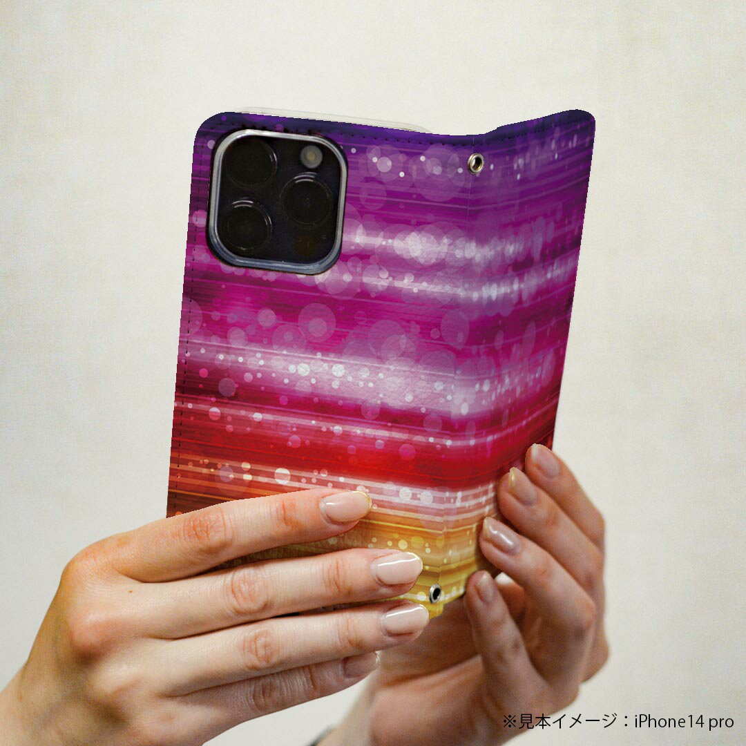 Galaxy A25 用 SC-53F / SCG33 共通対応 ケース カバー 手帳型 マグネット式 ピタッと閉まる レザーケース ギャラクシーa25 5G カード収納 ポケット igcase 002109 カラフル　キラキラ