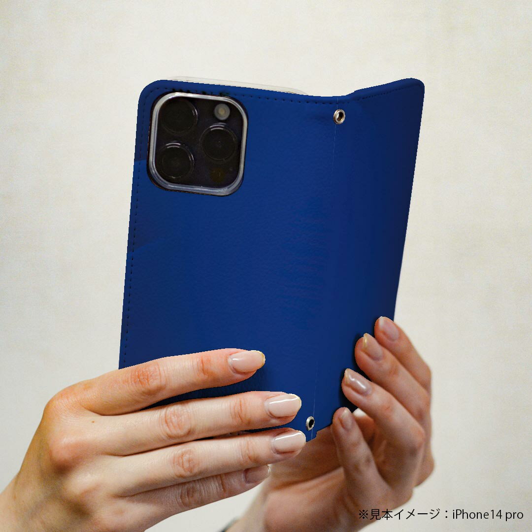iPhone 16e 用 各キャリア 共通対応 iphone16e 手帳型ケース カバー 手帳型 マグネット式 ピタッと閉まる レザーケース カード収納 ポケット igcase 002230 シンプル　青