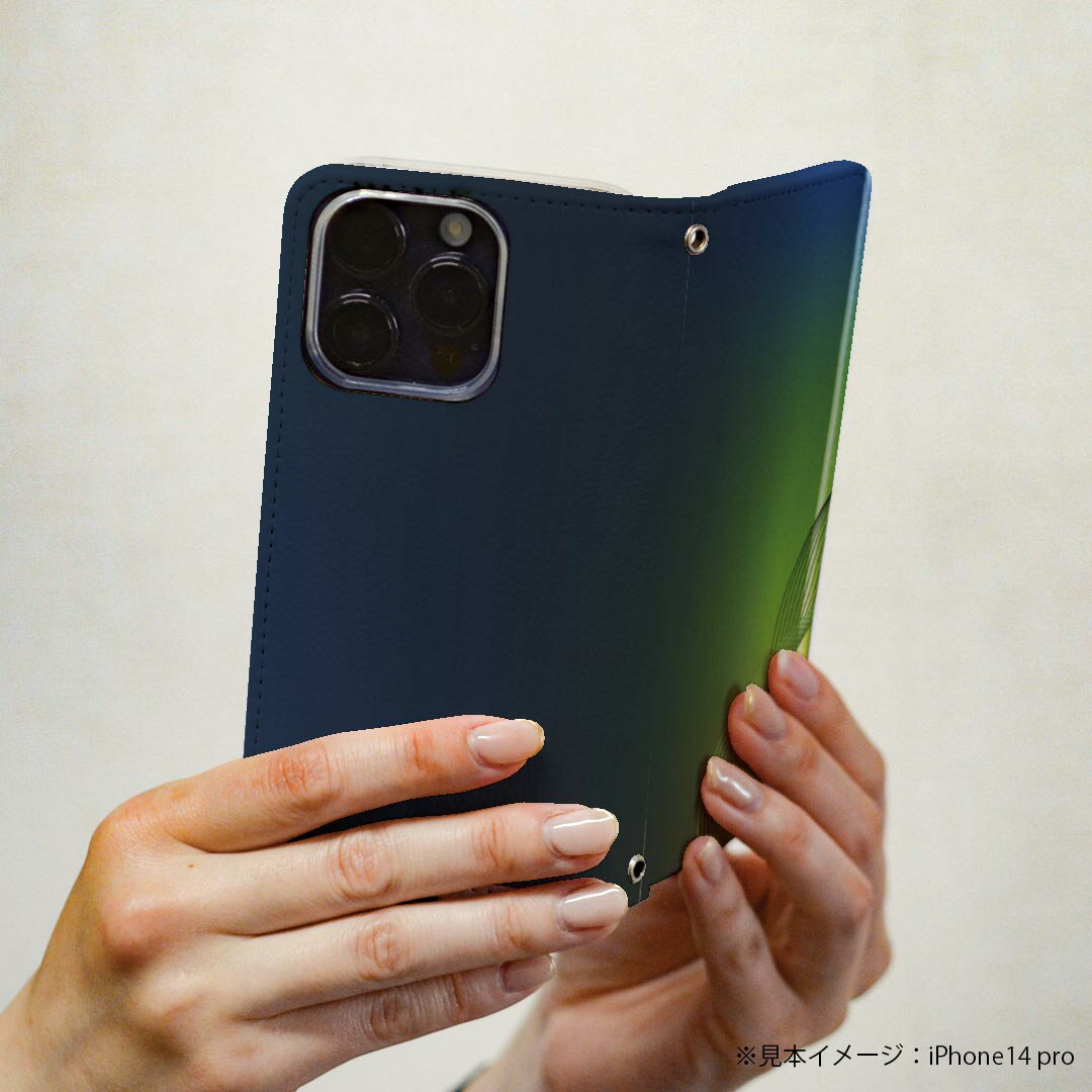 Arrows We F-51B FCG01 用 スマホカバー f51b ケース カバー 手帳型 マグネット式 ピタッと閉まる レザーケース カード収納 ポケット 002268 蛍光　カラフル