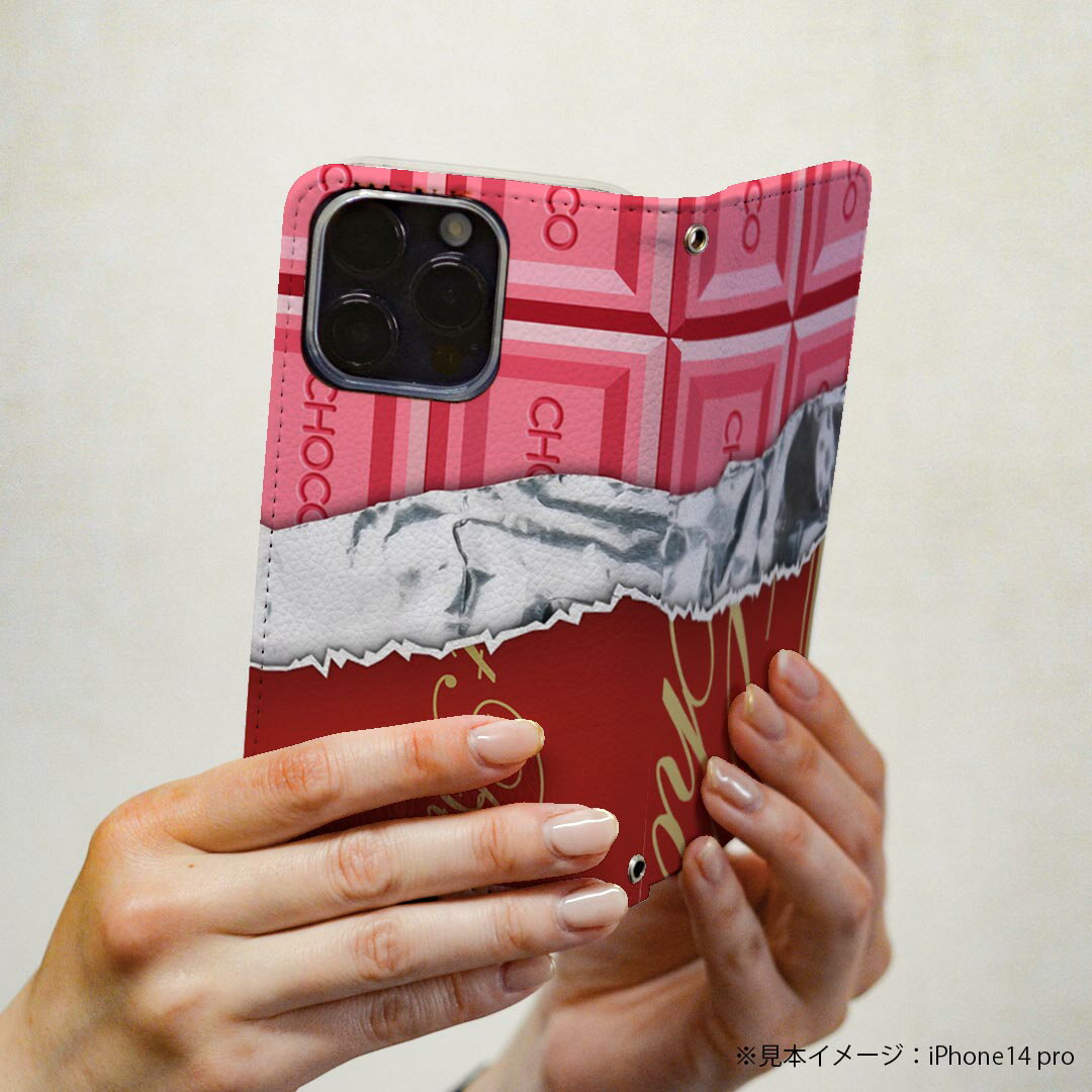 Galaxy S9 SC-02K ギャラクシー 専用 ケース カバー 手帳型 マグネット式 ピタッと閉まる レザーケース sc02k カード収納 ポケット igcase 002444 チョコレート　ピンク