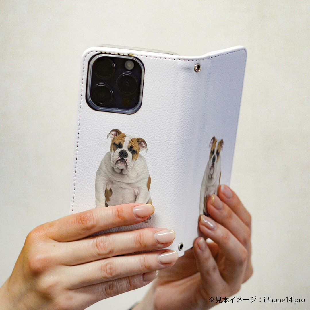 SH-01L AQUOS sense2 アクオス センスツー 専用 ケース カバー 手帳型 マグネット式 ピタッと閉まる レザーケース docomo ドコモ sh01l カード収納 ポケット igcase 002883 犬　動物　写真