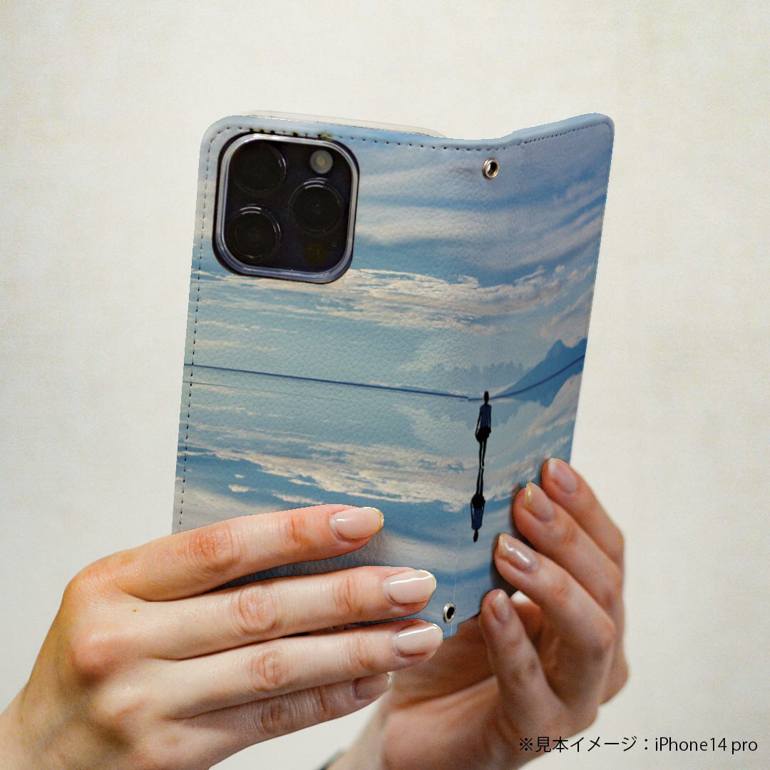 AQUOS wish3 SH-53D A302SH SH-M25 用 ケース カバー 手帳型 マグネット式 ピタッと閉まる レザーケース sh53d カード収納 ポケット 003298 写真　風景　景色