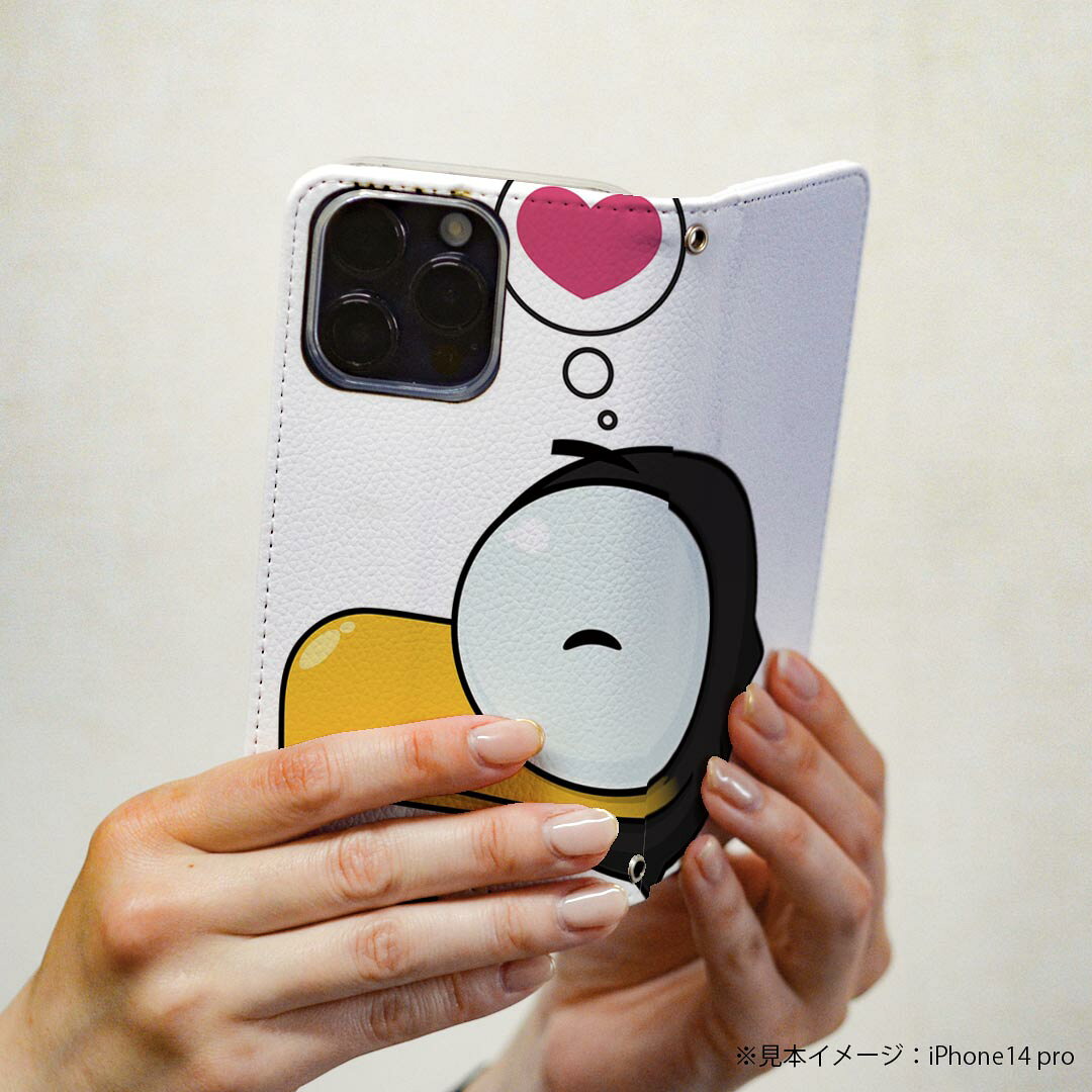 Funda de Smartphone para Pixel 11 Google Pixel 11 Funda de Estuche Portátil Estuche de Cuero Cerrado Magnético Bolsillo de Almacenamiento de Tarjetas 003370 Corazón de Carácter Animal — vista 3