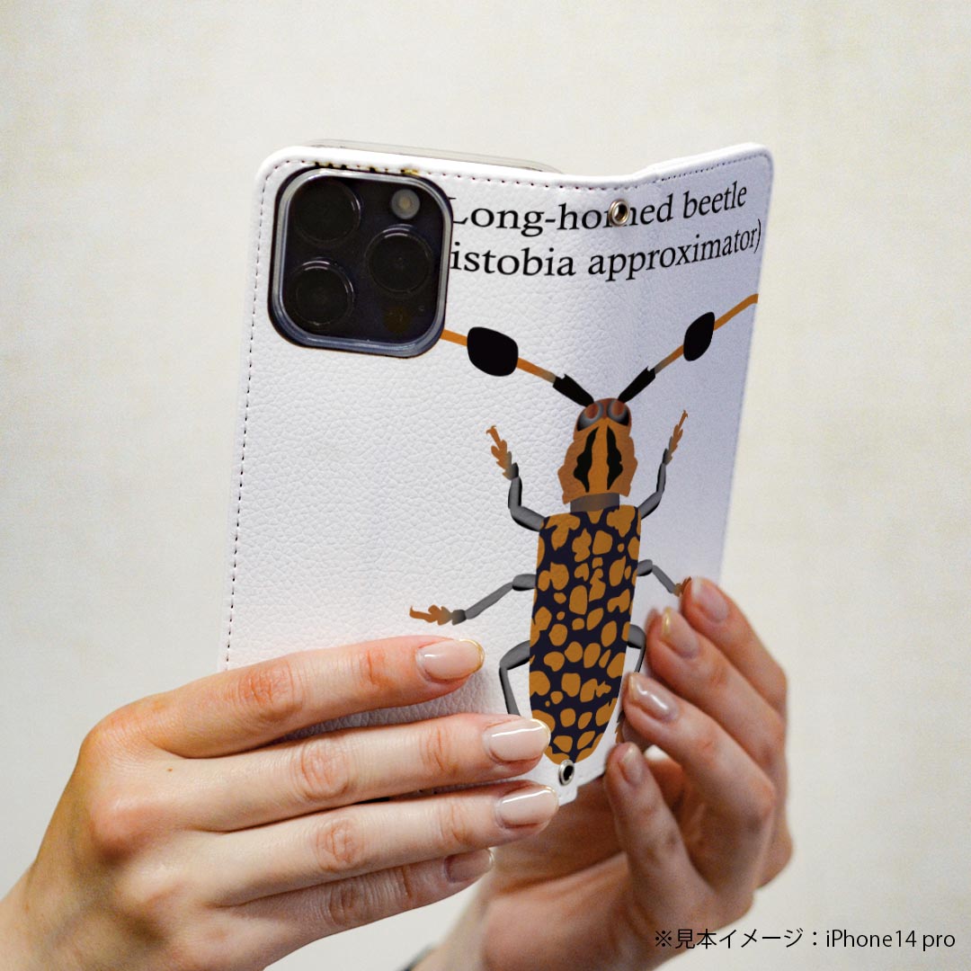 Arrows We F-51B FCG01 専用 ケース カバー 手帳型 マグネット式 ピタッと閉まる レザーケース f51b カード収納 ポケット igcase 020013 虫 虫 リストビア近似器