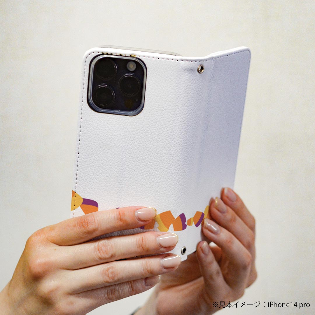 Xperia Ace SO-02L エクスペリア エース 専用 ケース カバー 手帳型 マグネット式 ピタッと閉まる レザーケース so02l カード収納 ポケット igcase 020102 ハロウィン Halloween