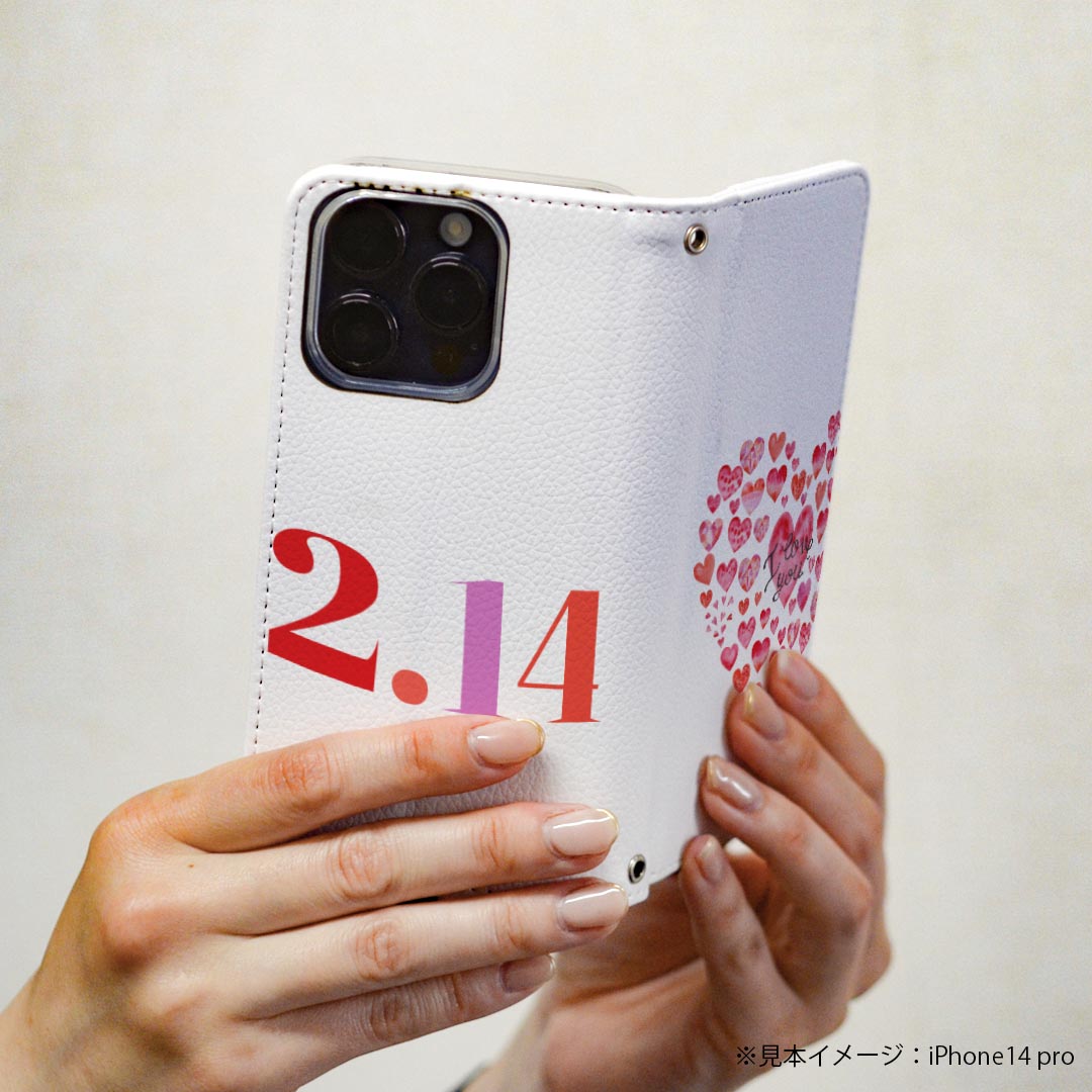 Xperia XZ2 Premium SO-04K 専用 ケース カバー 手帳型 マグネット式 ピタッと閉まる レザーケース so04k カード収納 ポケット igcase 020585 マスク デザイン バレンタイン デコレーション