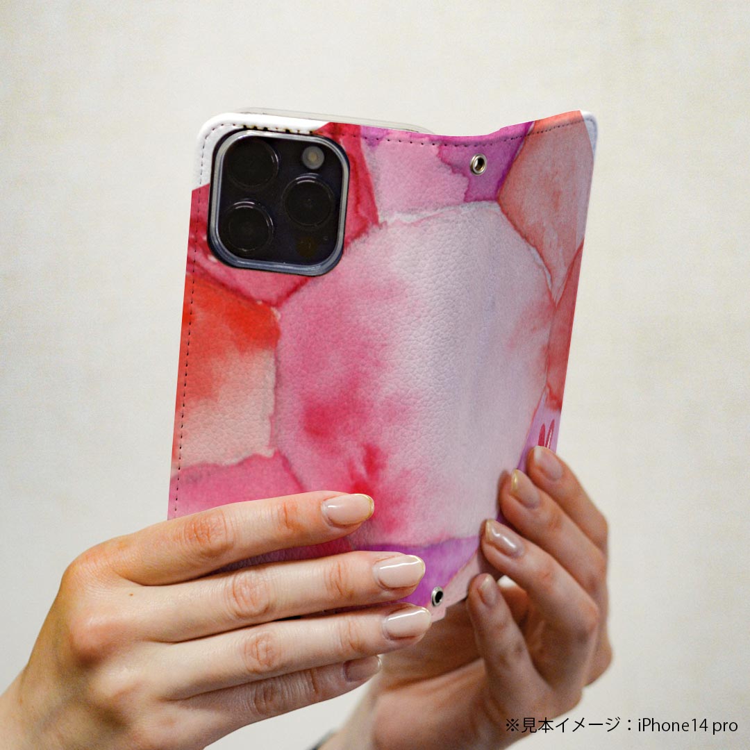 Xperia 5 II SO-52A エクスペリア so52a 専用 ケース カバー 手帳型 マグネット式 ピタッと閉まる レザーケース カード収納 ポケット igcase 020590 マスク デザイン バレンタイン デコレーション