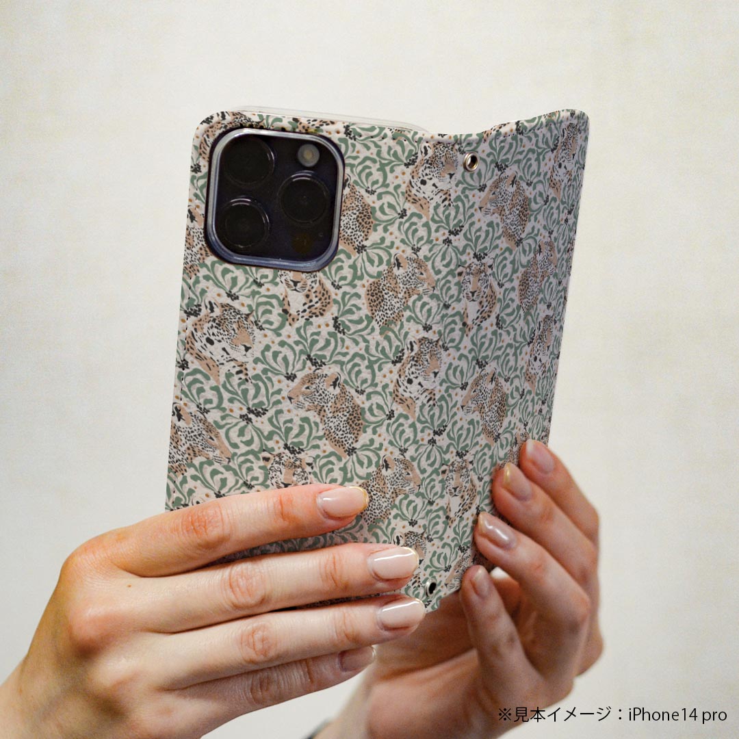 Google Pixel5 ケース 専用 ケース カバー 手帳型 マグネット式 ピタッと閉まる レザーケース pixel 5 カード収納 ポケット igcase 020638 マスクデザイン 豹 ヒョウ