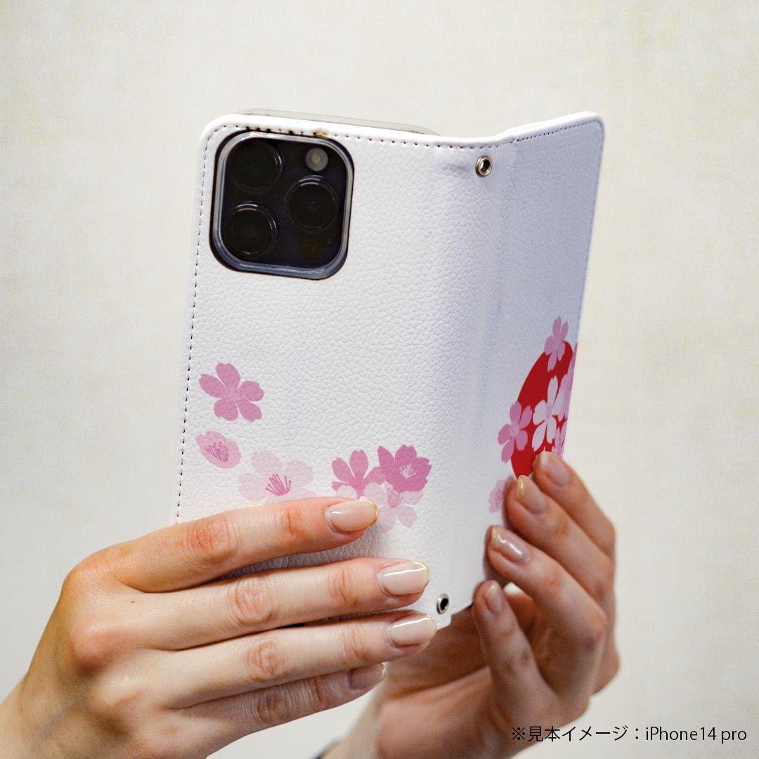 Xperia 5 SO-01M エクスペリア ファイブ so01m 専用 ケース カバー 手帳型 マグネット式 ピタッと閉まる レザーケース カード収納 ポケット igcase 020716 マスクデザイン 春 桜 梅