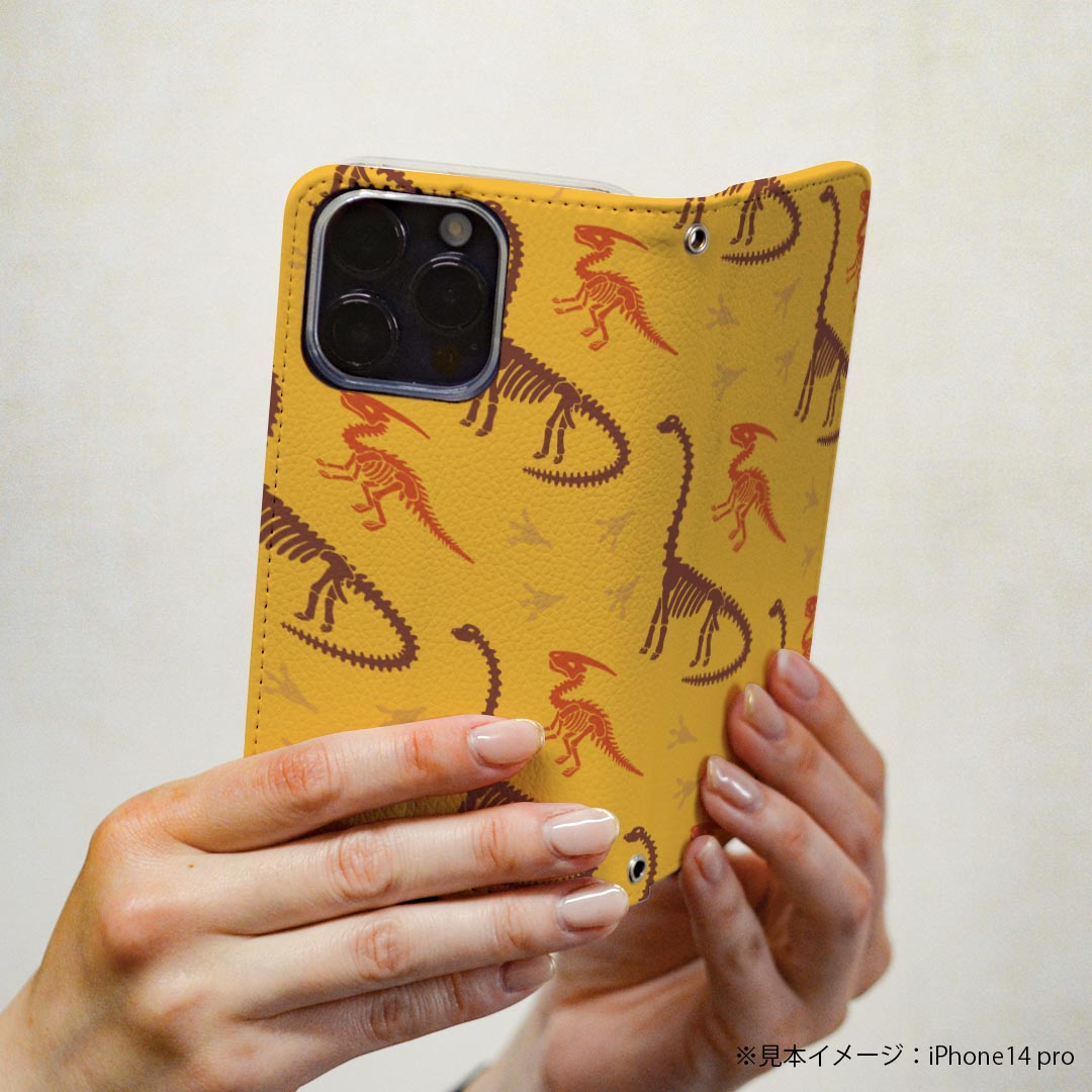 Xperia XZ2 SO-03K エクスペリア XZ2 専用 ケース カバー 手帳型 マグネット式 ピタッと閉まる レザーケース so03k カード収納 ポケット igcase 020761 マスクデザイン 恐竜 ダイナソー Dinosaurs