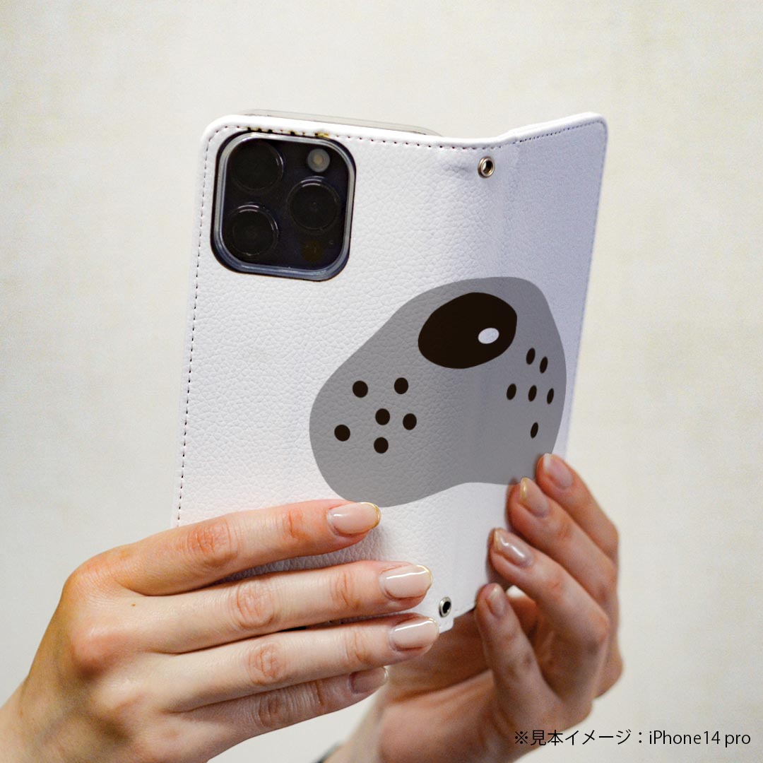 arrows Be4 F-41A アローズビー4 専用 ケース カバー 手帳型 マグネット式 ピタッと閉まる レザーケース f41a カード収納 ポケット igcase 020854 マスクデザイン 面白 アザラシ