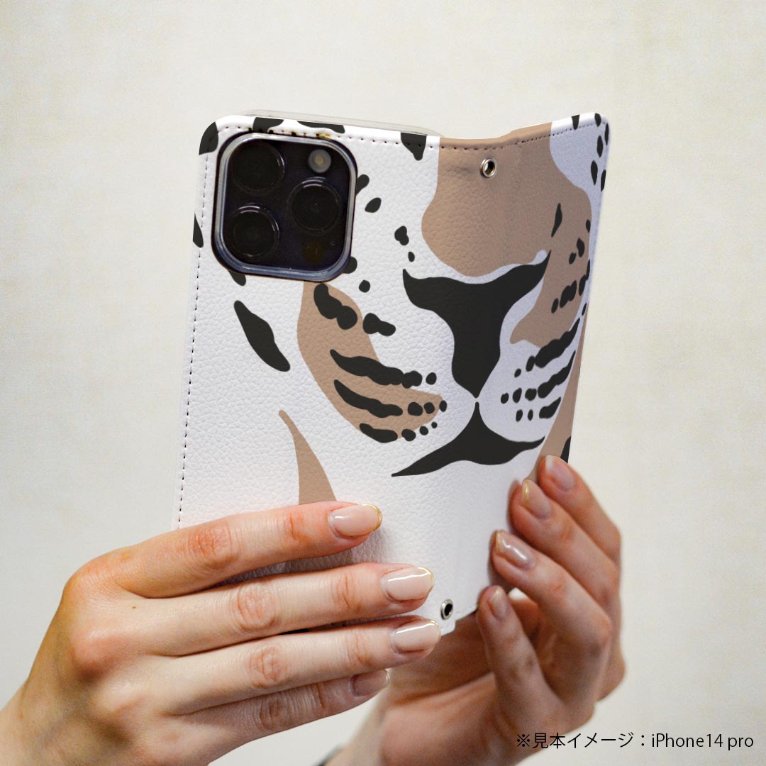 Xperia 5 SOV41 エクスぺリア ファイブ xperia5 専用 ケース カバー 手帳型 マグネット式 ピタッと閉まる レザーケース sov41 カード収納 ポケット igcase 020884 マスクデザイン 面白 ヒョウ 動物