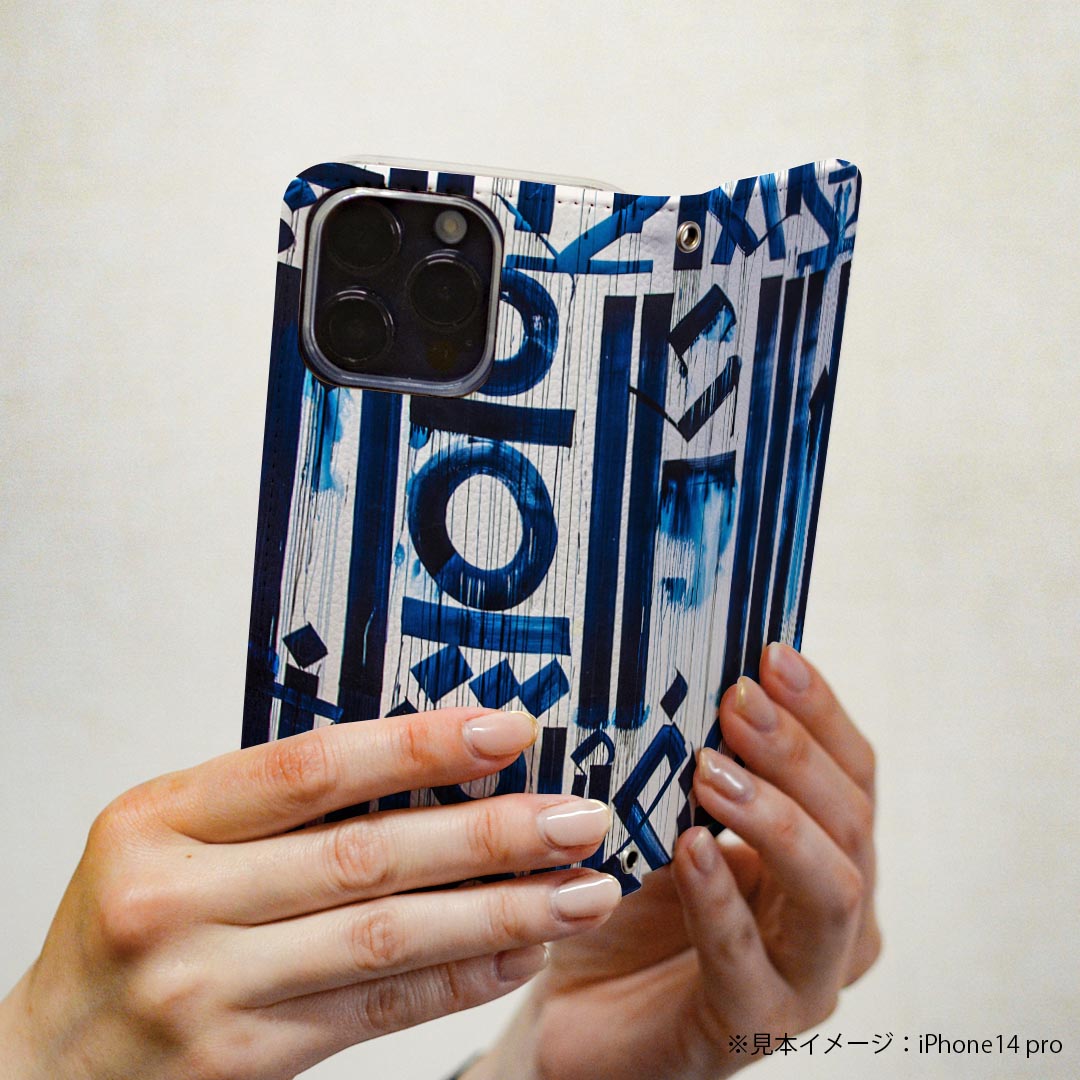 Galaxy Note8 SC-01K ギャラクシー ノートエイト sc01k 専用 ケース カバー 手帳型 マグネット式 ピタッと閉まる レザーケース カード収納 ポケット igcase 022924 柄　ペイント　模様