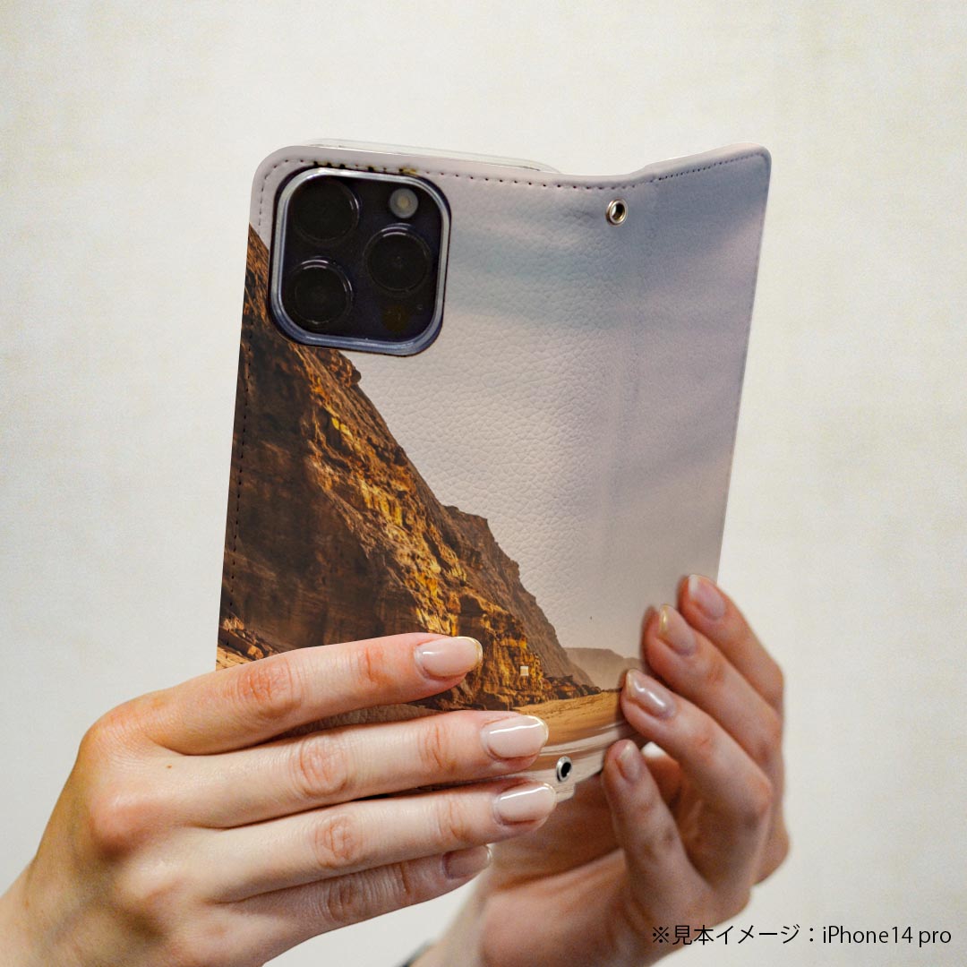 Galaxy S20 5G SC-51A ギャラクシー 専用 ケース カバー 手帳型 マグネット式 ピタッと閉まる レザーケース sc51a カード収納 ポケット igcase 022953 サーフィン　海　写真　岩