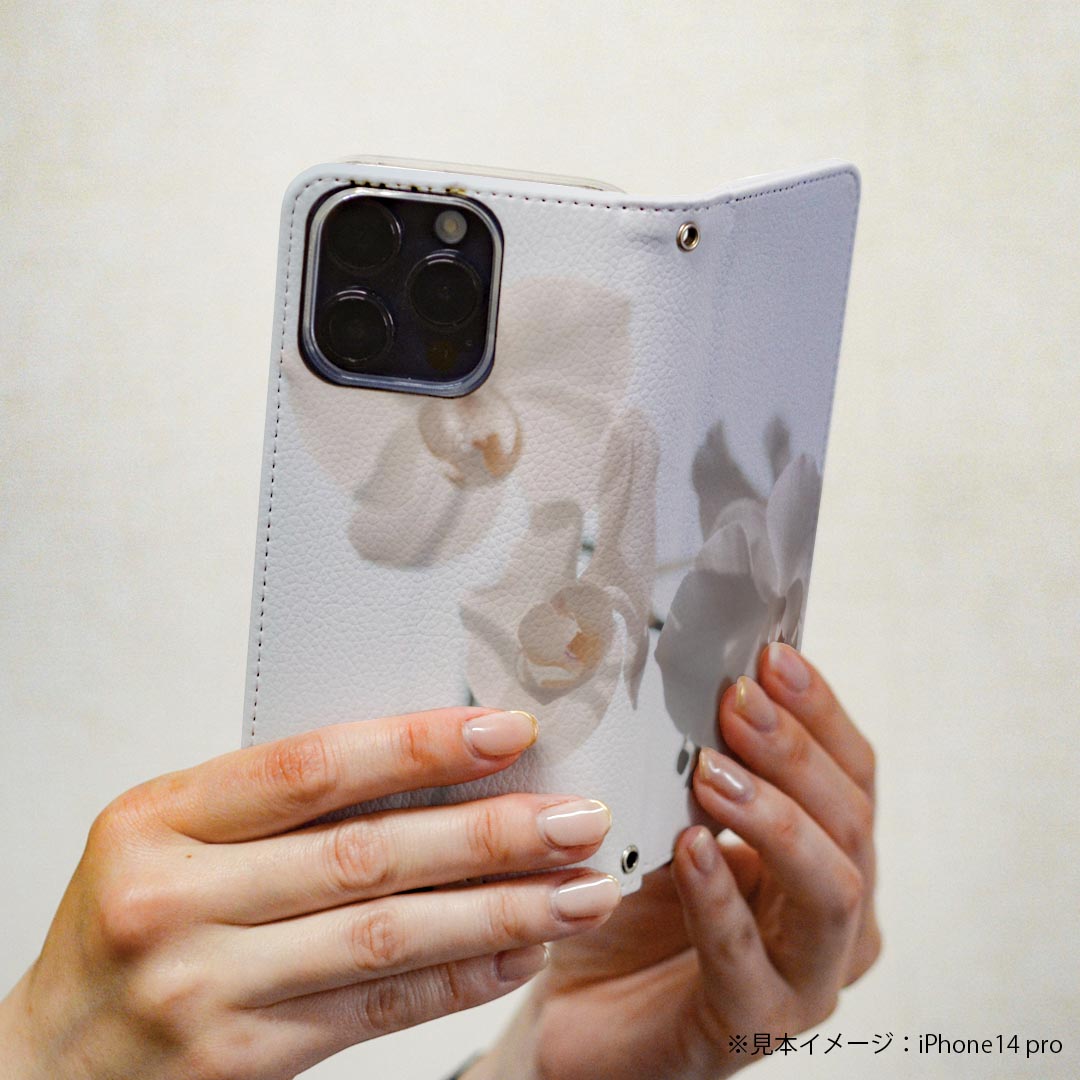 BASIO active3 KYG04 ベイシオ アクティブ3 ケース カバー 手帳型 マグネット式 ピタッと閉まる レザーケース kyg04 カード収納 ポケット igcase 022963 花　写真　シンプル