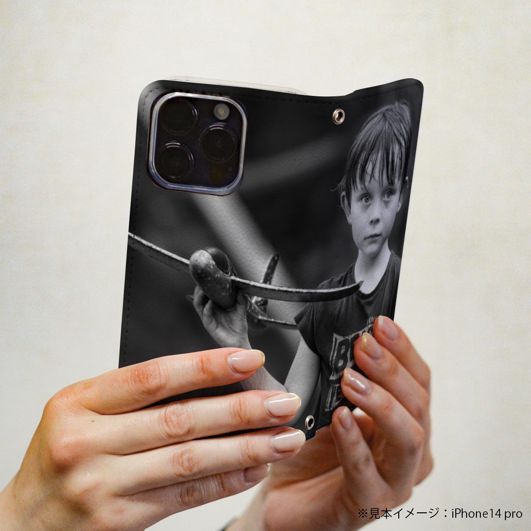 nubia S 5G A403ZT ケース カバー 手帳型 マグネット式 ピタッと閉まる レザーケース a403zt ワイモバイル カード収納 ポケット igcase 023014 人物　子供　写真