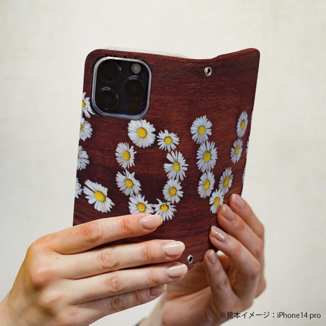 iPhone16pro 6.3インチ 専用 各キャリア iPhone 16 pro 共通対応 ケース カバー 手帳型 マグネット式 ピタッと閉まる レザーケース iphone16pro カード収納 ポケット igcase 023186 花　フラワー