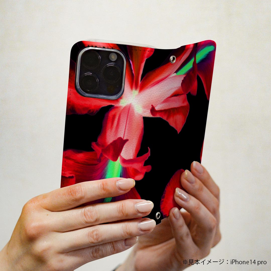 arrows Be4 Plus F-41B アローズ 専用 ケース カバー 手帳型 マグネット式 ピタッと閉まる レザーケース f41b カード収納 ポケット igcase 023340 花　フラワー