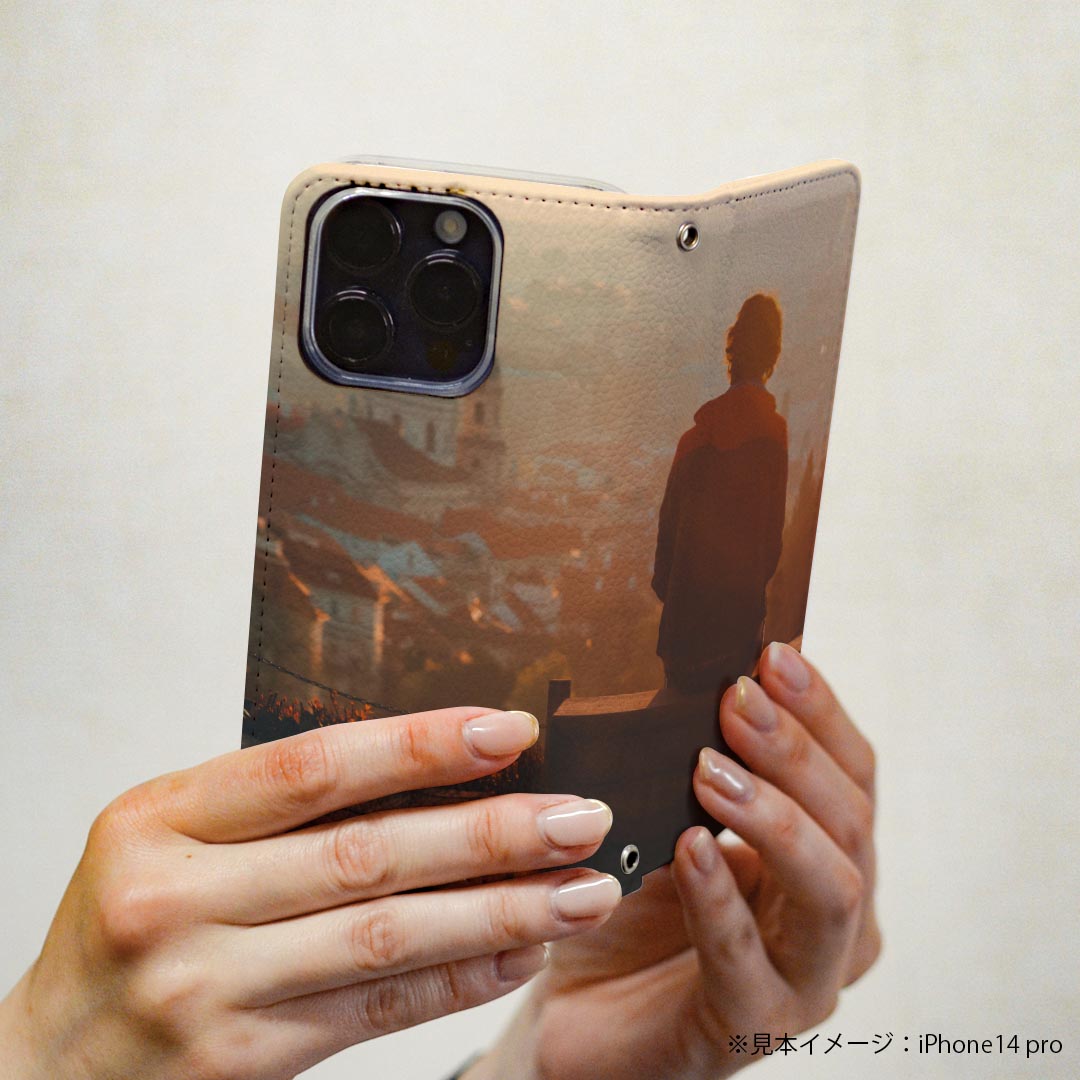 Galaxy S9 SC-02K ギャラクシー 専用 ケース カバー 手帳型 マグネット式 ピタッと閉まる レザーケース sc02k カード収納 ポケット igcase 023671 人物　写真　風景