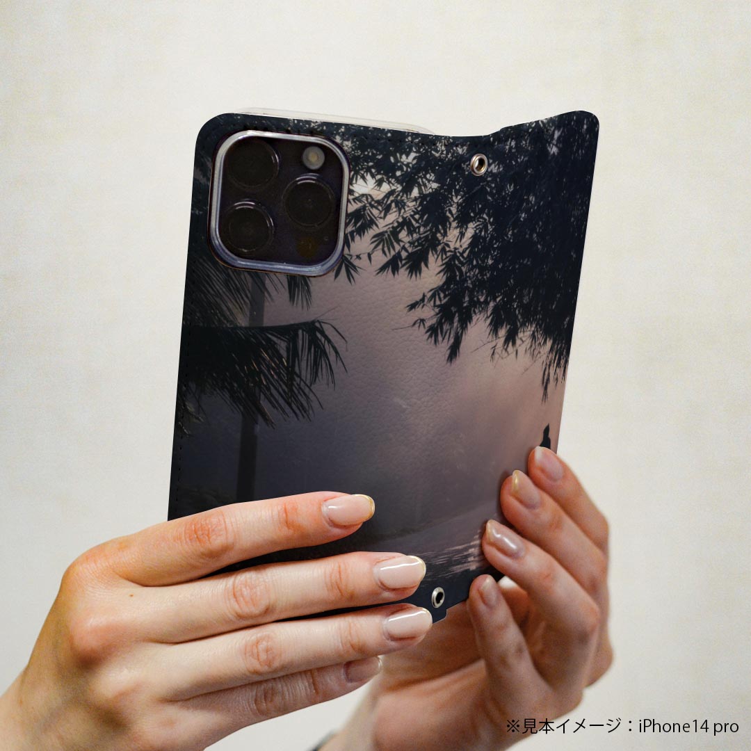 Xperia XZ1 SO-01K エクスペリア XZ1 専用 ケース カバー 手帳型 マグネット式 ピタッと閉まる レザーケース so01k カード収納 ポケット igcase 023942 人物　森