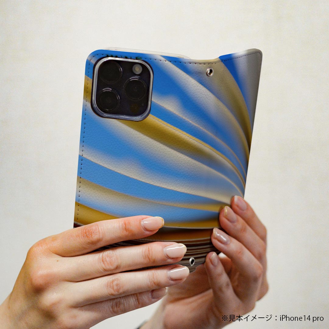 Xperia 10 II SO-41A / SOV43 共通対応 専用 ケース カバー 手帳型 マグネット式 ピタッと閉まる レザーケース so41a カード収納 ポケット igcase 023998 本　空 — vista 3