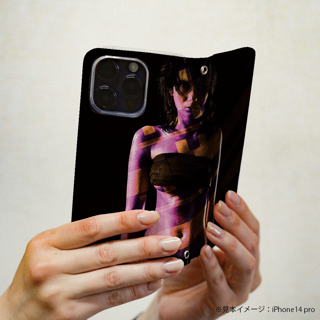 Xperia Z5 SO-01H エクスペリア ストラップ付き so01h 専用 ケース カバー 手帳型 マグネット式 ピタッと閉まる レザーケース カード収納 ポケット igcase 025867 女性　アート