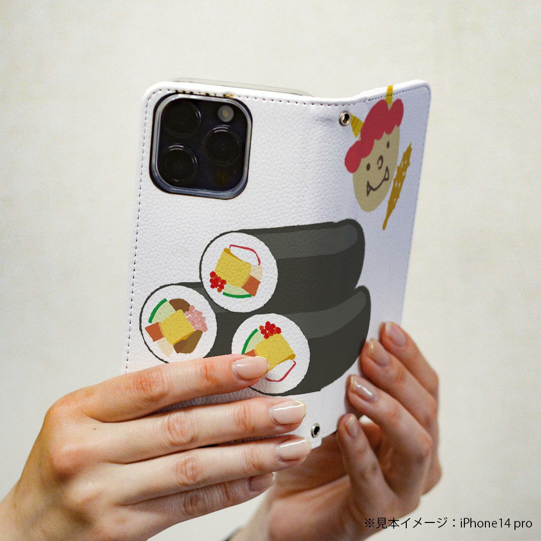 Google Pixel 8a 用 手帳型 ケース カバー ピクセル8a pixel8a 対応 ケース カバー 手帳型 マグネット式 ピタッと閉まる レザーケース カード収納 ポケット igcase 031629 巻き寿司 鬼