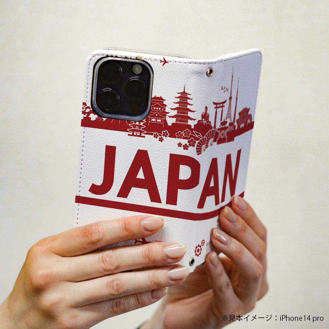 iPhone 16e 用 各キャリア 共通対応 iphone16e 手帳型ケース カバー 手帳型 マグネット式 ピタッと閉まる レザーケース カード収納 ポケット igcase 033467 JAPAN TRIP