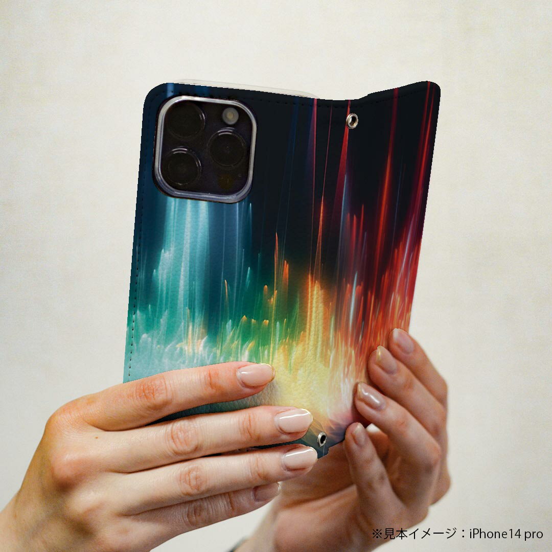 Pixel 8 用 スマホカバー ケース カバー 手帳型 マグネット式 ピタッと閉まる レザーケース カード収納 ポケット 033517 光 ライト