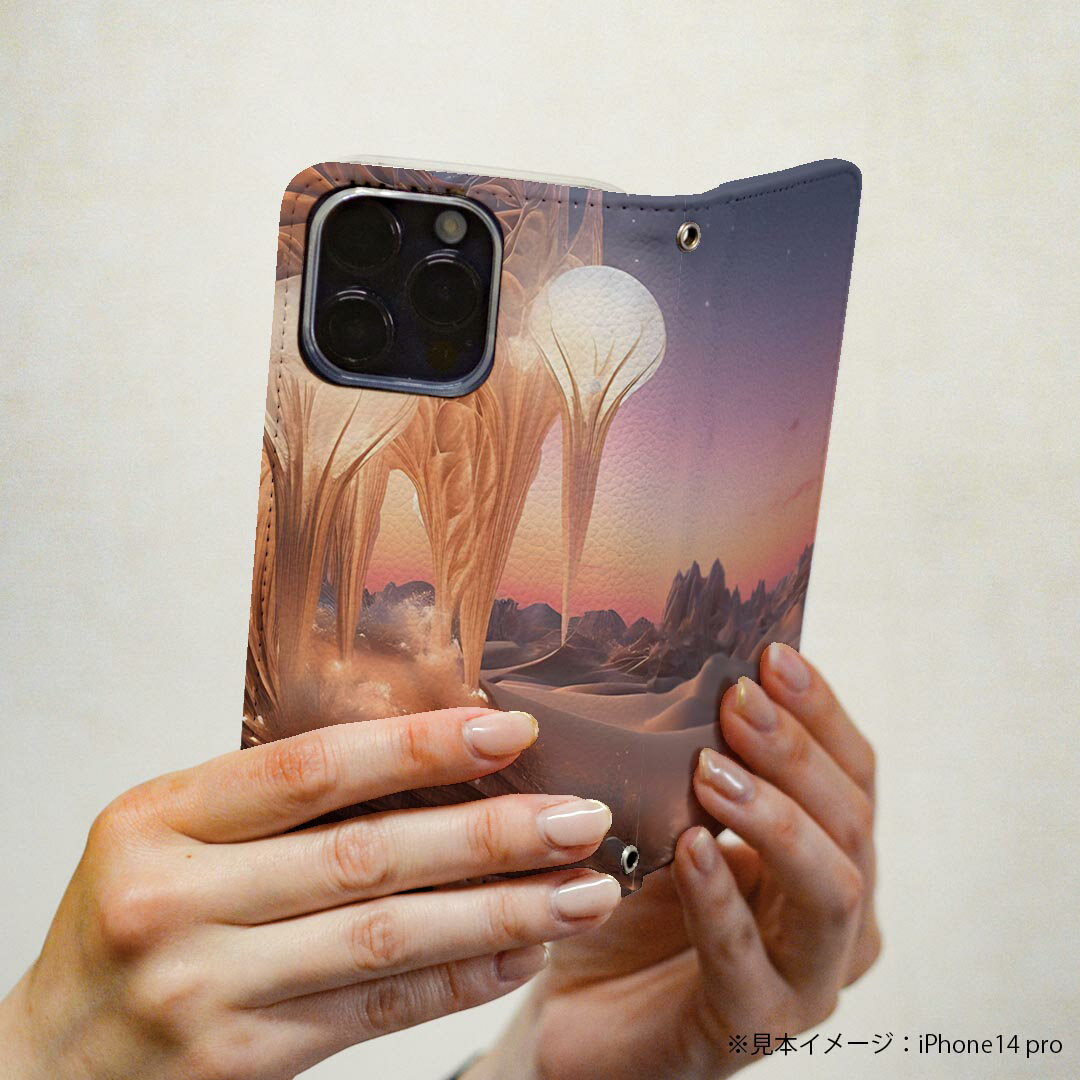 Galaxy S24 用 手帳型 ケース カバー SC-51E / SCG25 / SM-S921 共通対応 ケース カバー 手帳型 マグネット式 ピタッと閉まる レザーケース カード収納 ポケット 033672 ビール 泡