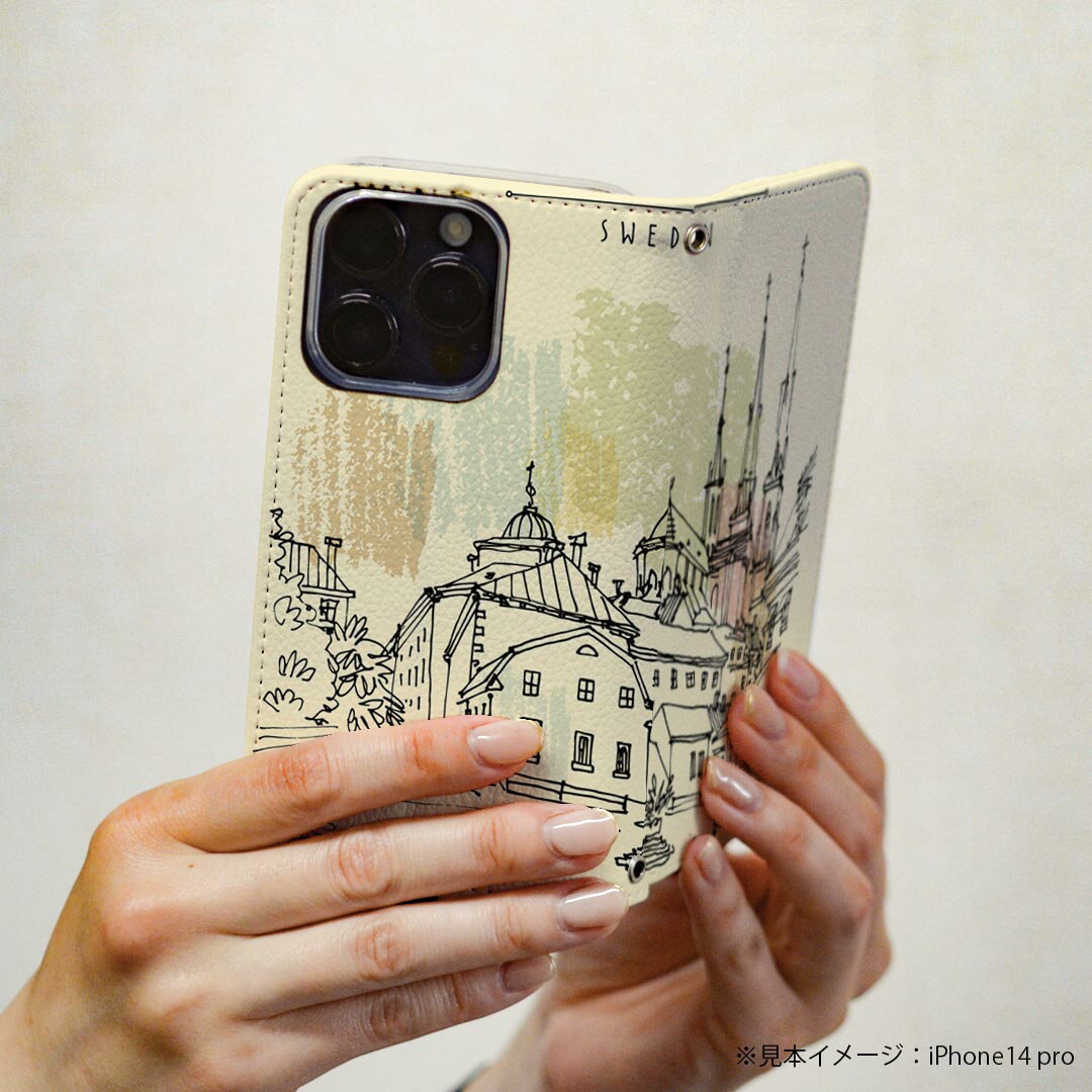 Xperia 5 II 用 スマホカバー SO-52A / SOG02 共通対応 ケース カバー 手帳型 マグネット式 ピタッと閉まる レザーケース カード収納 ポケット 033848 UPPSALA