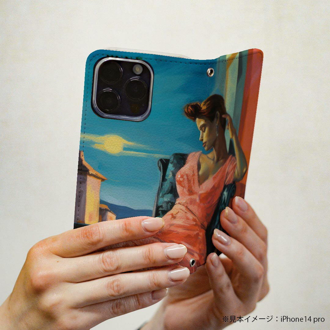 Galaxy A25 用 SC-53F / SCG33 共通対応 ケース カバー 手帳型 マグネット式 ピタッと閉まる レザーケース ギャラクシーa25 5G カード収納 ポケット igcase 033862 女性 夜