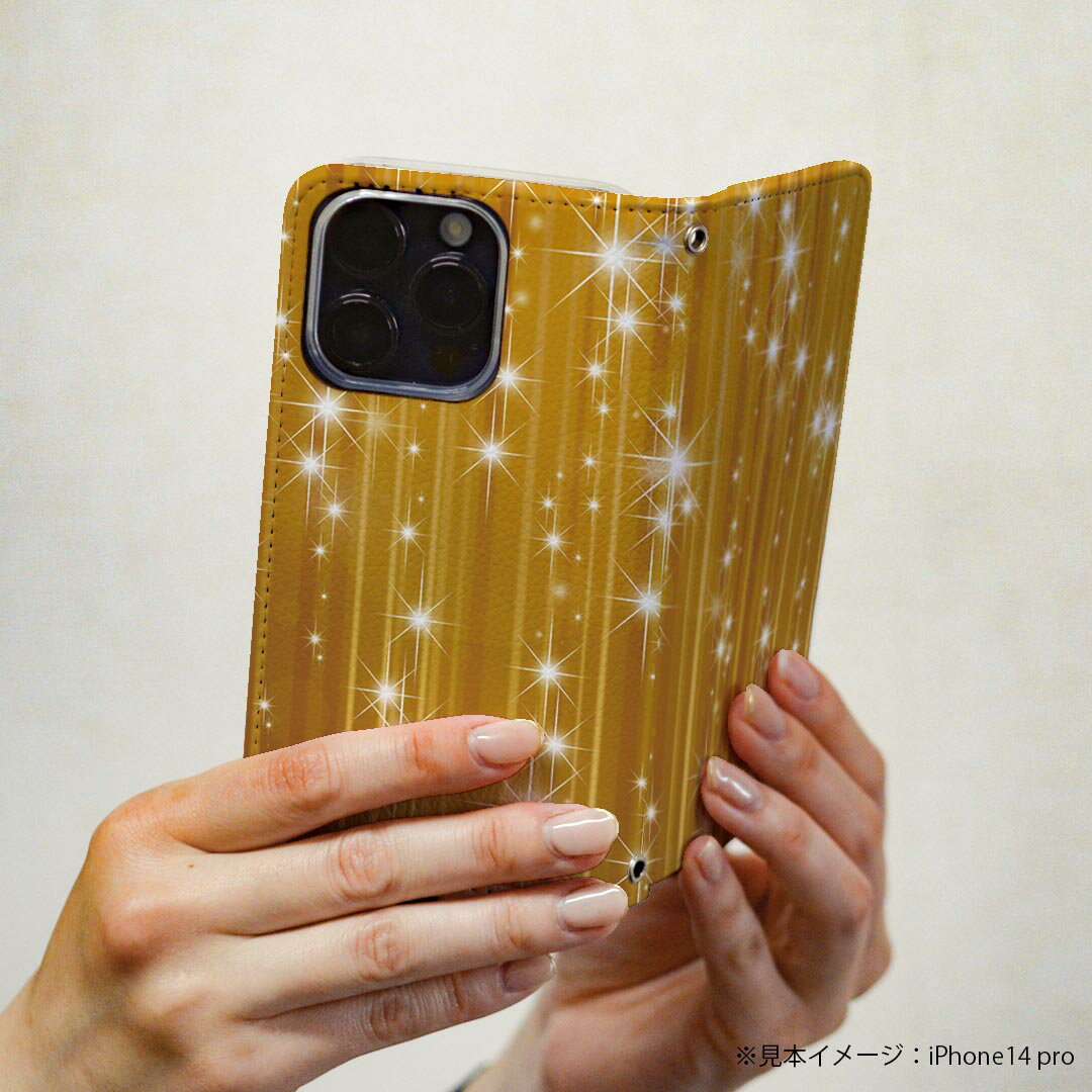 iPhone16 6.1インチ 専用 各キャリア iPhone 16 共通対応 ケース カバー 手帳型 マグネット式 ピタッと閉まる レザーケース iphone 16 カード収納 ポケット igcase 004495 キラキラ　ゴールド　金