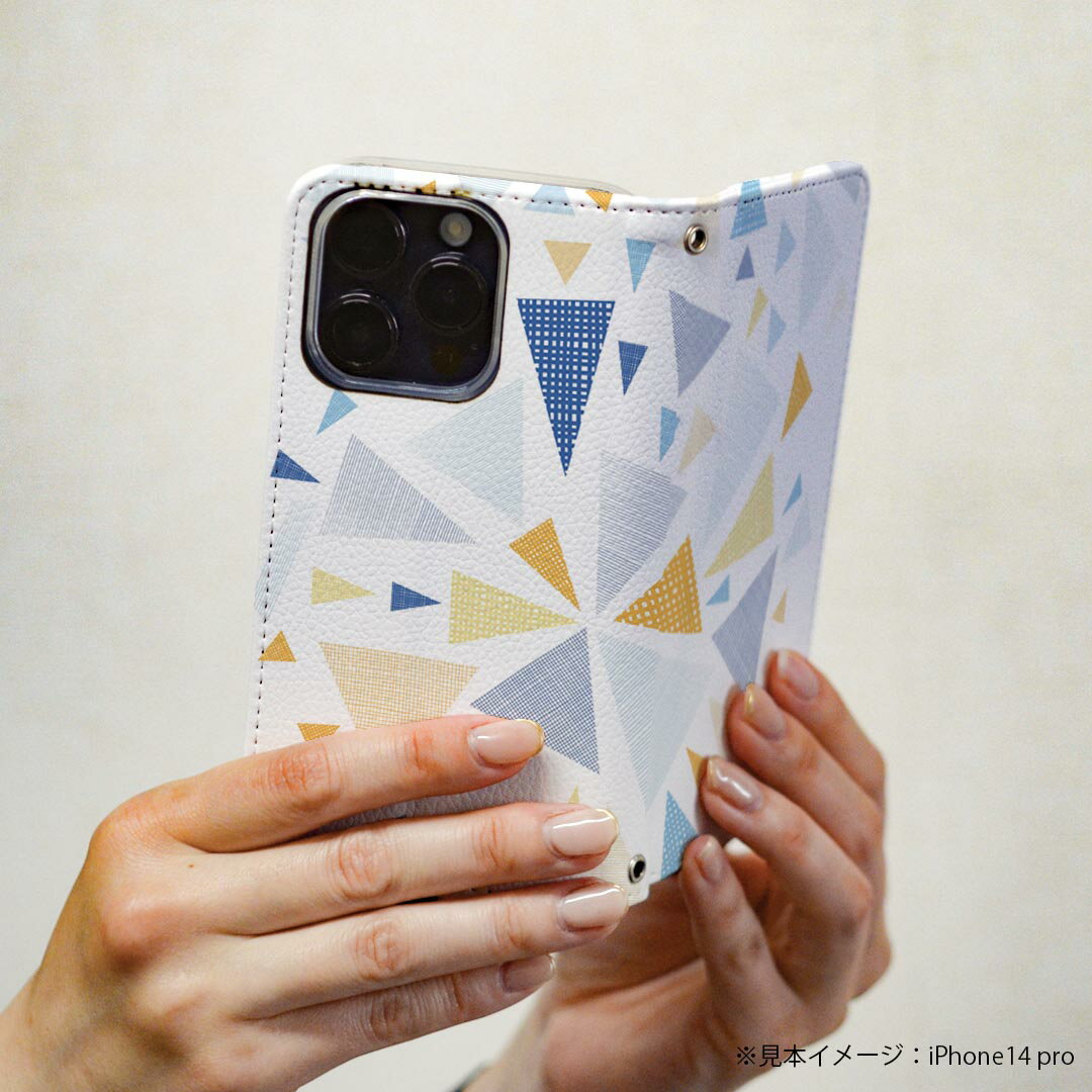 らくらくスマートフォン a A401FC 用 ケース カバー 手帳型 マグネット式 ピタッと閉まる レザーケース a401fc カード収納 ポケット igcase 004591 模様　シンプル　青