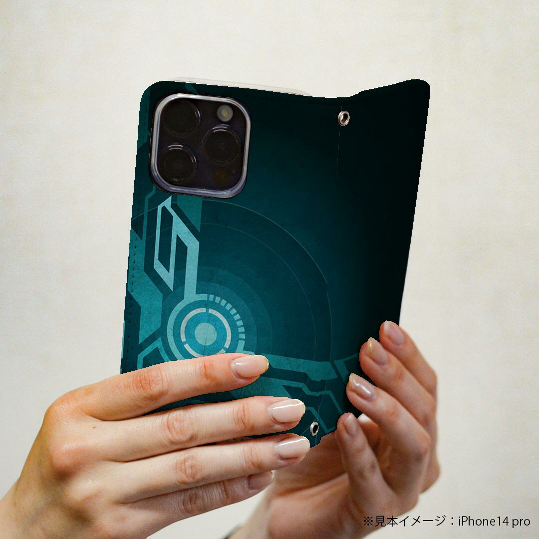 Xperia 10 IV 用 スマホカバー SO-52C / SOG07 共通対応 ケース カバー 手帳型 マグネット式 ピタッと閉まる レザーケース カード収納 ポケット 006522 青　ブルー