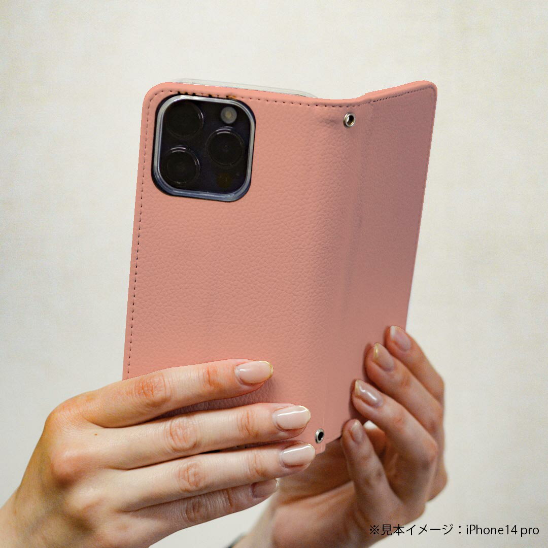 Xperia XZ2 Premium SOV38 エクスペリア エックスゼットツー プレミアム sov38 専用 ケース カバー 手帳型 マグネット式 ピタッと閉まる レザーケース カード収納 ポケット igcase 008970 シンプル　無地　ピンク