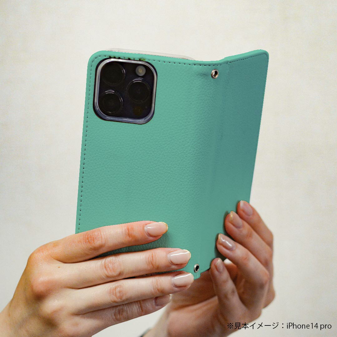 Galaxy A20 SCV46 ギャラクシーA20 専用 ケース カバー 手帳型 マグネット式 ピタッと閉まる レザーケース sc02k カード収納 ポケット igcase 008981 シンプル　無地　緑