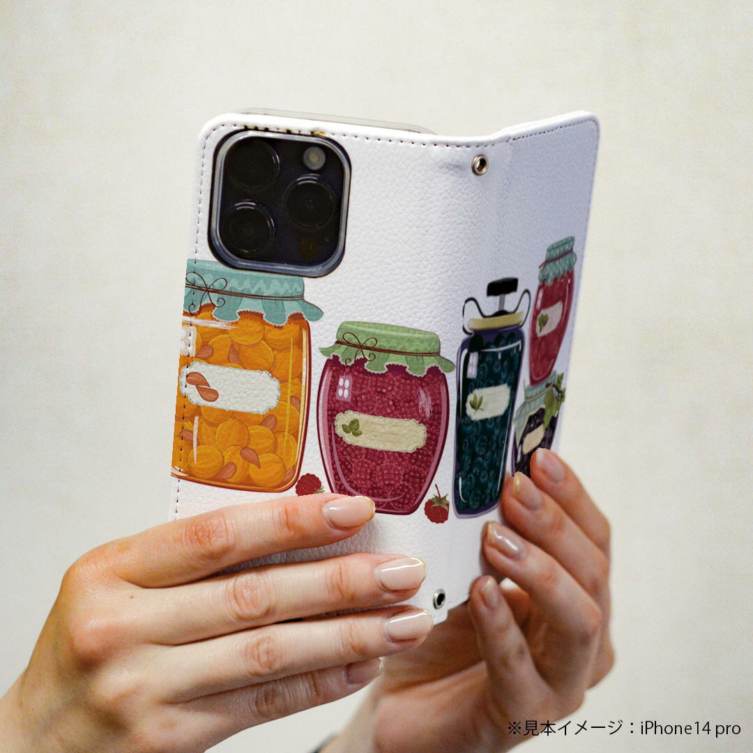 Galaxy A36 5G / A56 5G 用 スマホカバー SC-54F / SCG34 共通対応 ケース カバー 手帳型 マグネット式 ピタッと閉まる レザーケース カード収納 ポケット 009244 カラフル　果物　イラスト