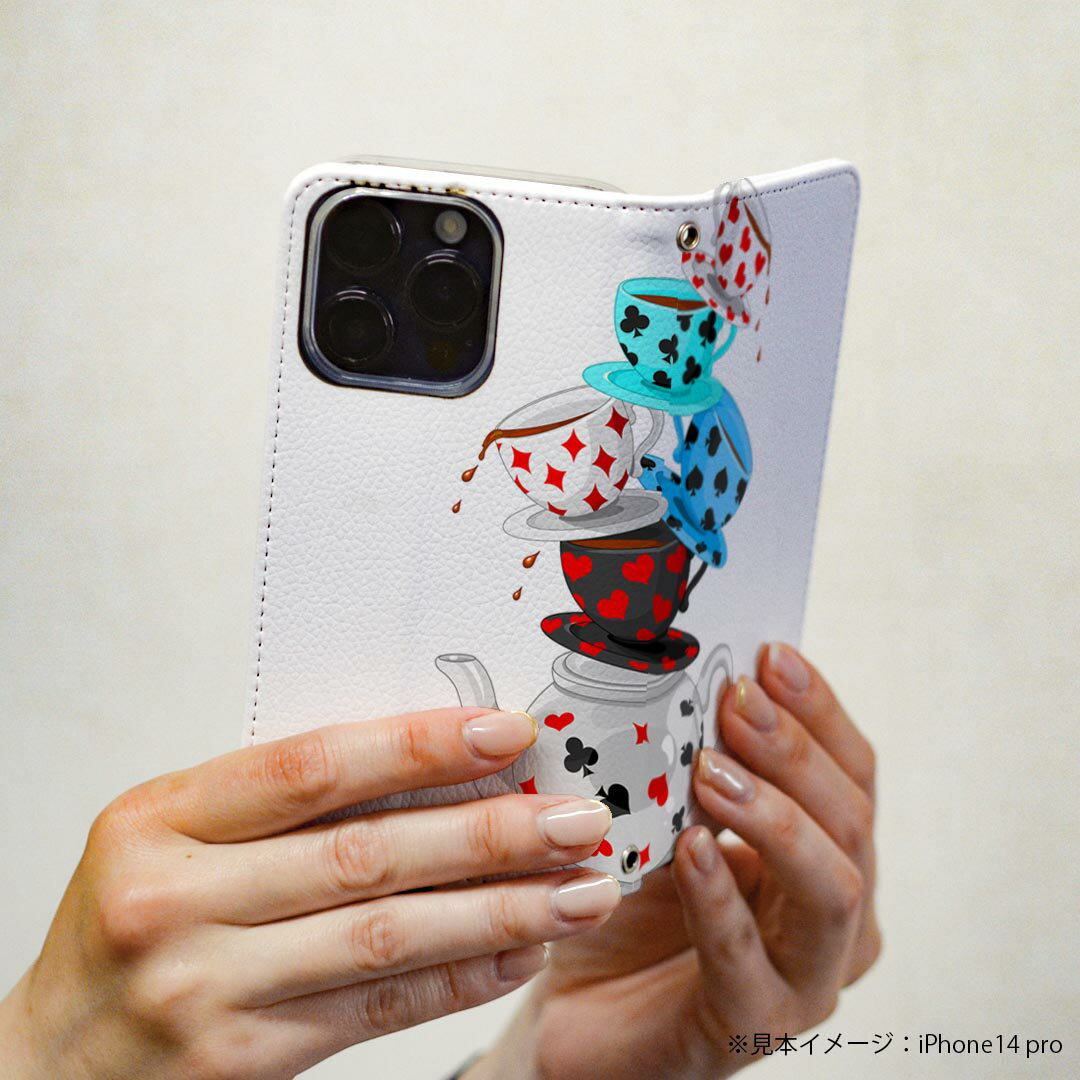 Google Pixel 9 Pro XL 専用 ケース カバー 手帳型 マグネット式 ピタッと閉まる レザーケース pixel9proxl カード収納 ポケット igcase 009316 トランプ　模様