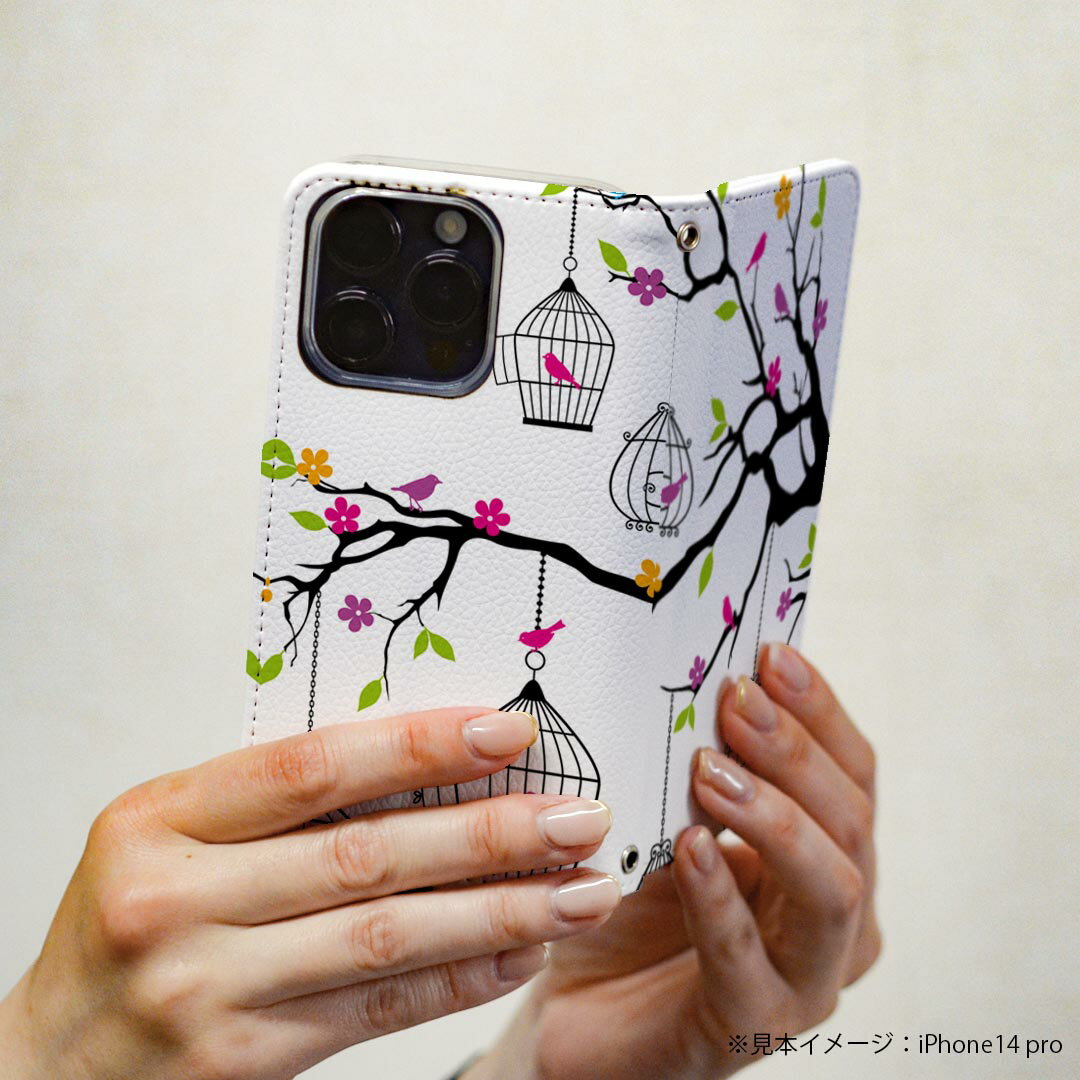 Pixel4 Google グーグル ピクセル4 pixel4 専用 ケース カバー 手帳型 マグネット式 ピタッと閉まる レザーケース カード収納 ポケット igcase 010011 鳥　　カラフル