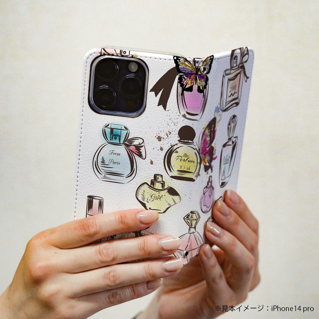 Xperia 1 IV エクスペリア SO-51C / SOG06 / A201SO 共通対応 専用 ケース カバー 手帳型 so51c マグネット式 ピタッと閉まる レザーケース カード収納 ポケット igcase 010206 おしゃれ　ファッション　蝶