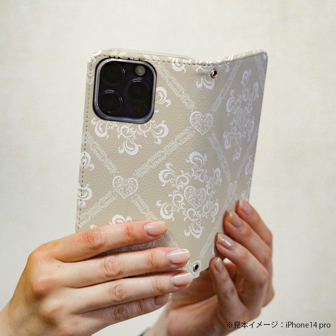 Rakuten BIG s 楽天モバイル 専用 ケース カバー 手帳型 マグネット式 ピタッと閉まる レザーケース カード収納 ポケット igcase 010808 エレガント　ベージュ