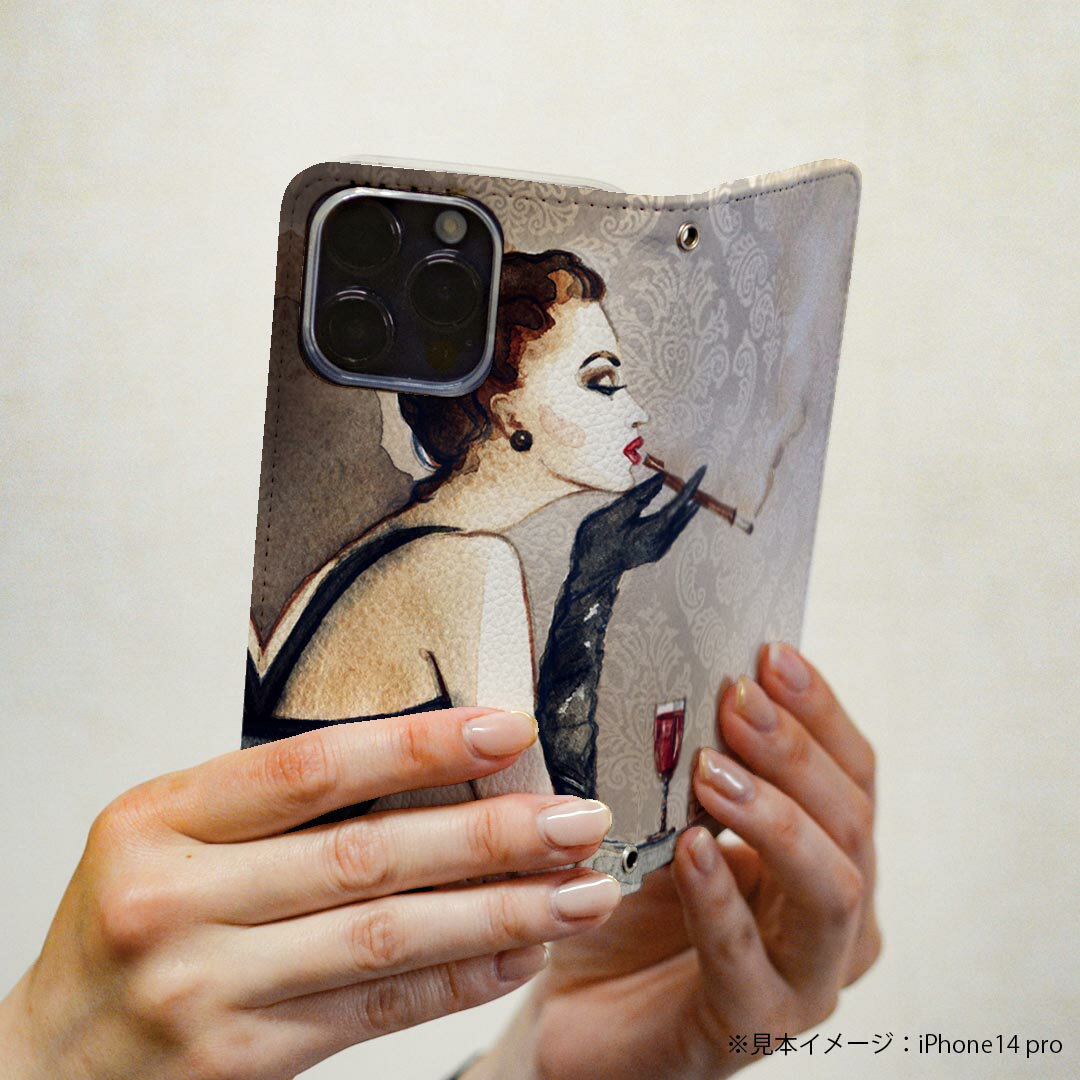 Xperia XZ2 Premium SO-04K 専用 ケース カバー 手帳型 マグネット式 ピタッと閉まる レザーケース so04k カード収納 ポケット igcase 010877 女性　色彩　エレガント