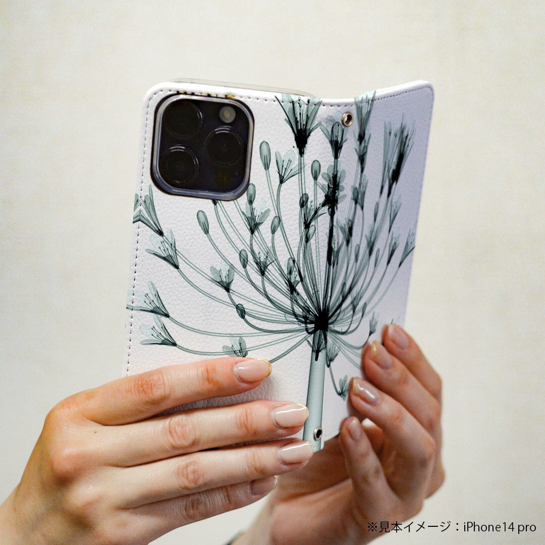 Xperia XZ2 SO-03K エクスペリア XZ2 専用 ケース カバー 手帳型 マグネット式 ピタッと閉まる レザーケース so03k カード収納 ポケット igcase 011025 花　　色彩