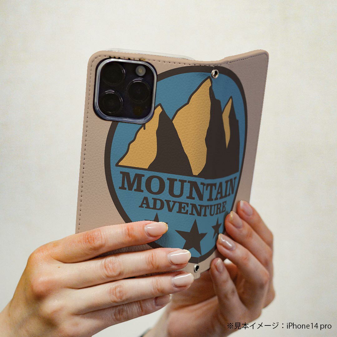 Galaxy S9 SC-02K ギャラクシー 専用 ケース カバー 手帳型 マグネット式 ピタッと閉まる レザーケース sc02k カード収納 ポケット igcase 011062 英語　星　山