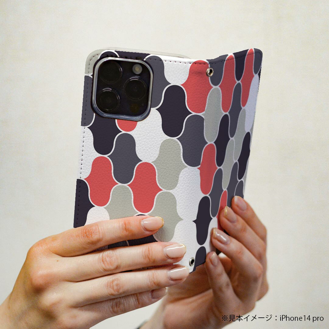 BASIO active3 KYG04 ベイシオ アクティブ3 ケース カバー 手帳型 マグネット式 ピタッと閉まる レザーケース kyg04 カード収納 ポケット igcase 011390 模様　ピンク　グレー